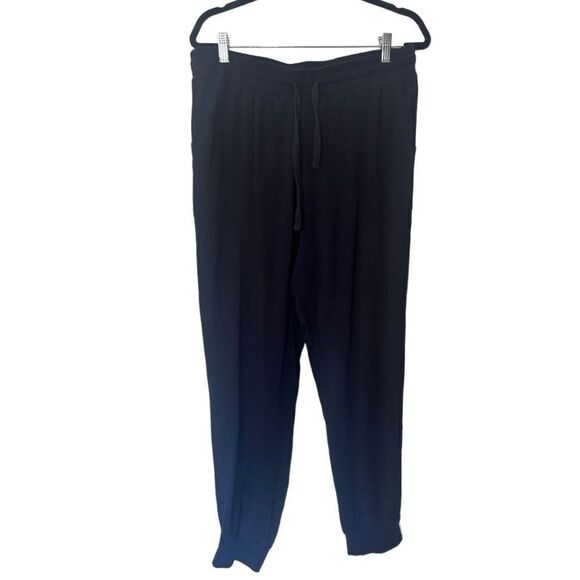 Splendid Drawstring Elastic Waist High-Rise Pull-On Jogger Pants Black Size XL - Picture 4 of 13